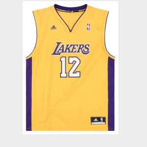 Adidas LA Lakers Boy’s Dwight Howard Swingman Number 12 Jersey - Size X-Large